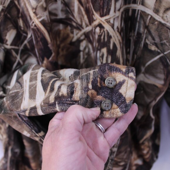 Cabela's Men's Camouflage Shirt - Brown and Green - Picture 10 of 10